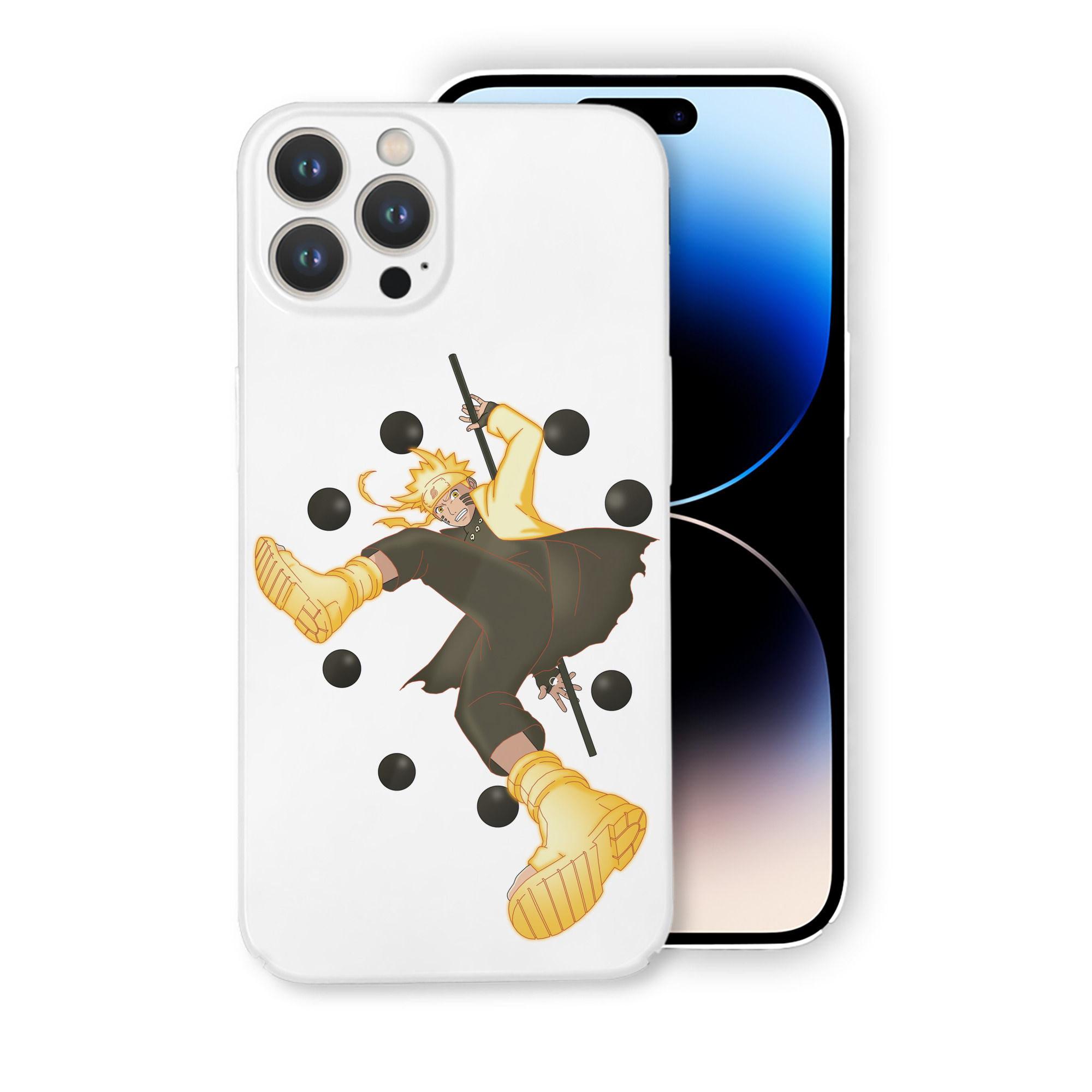 （画像用） NARUTO -ナルト- うずまき ナルト Uzumaki Naruto 【iPhone 14シリーズ対応】ハードケース